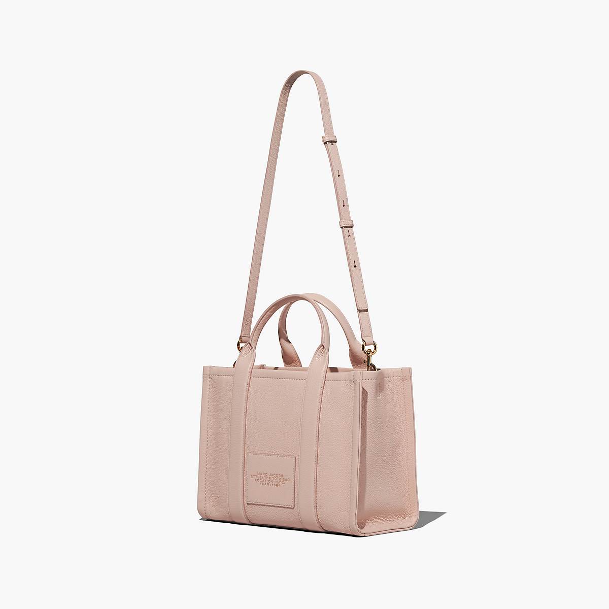 Marc Jacobs Leather Medium Toteväska Dam Rosa | KXT-903218