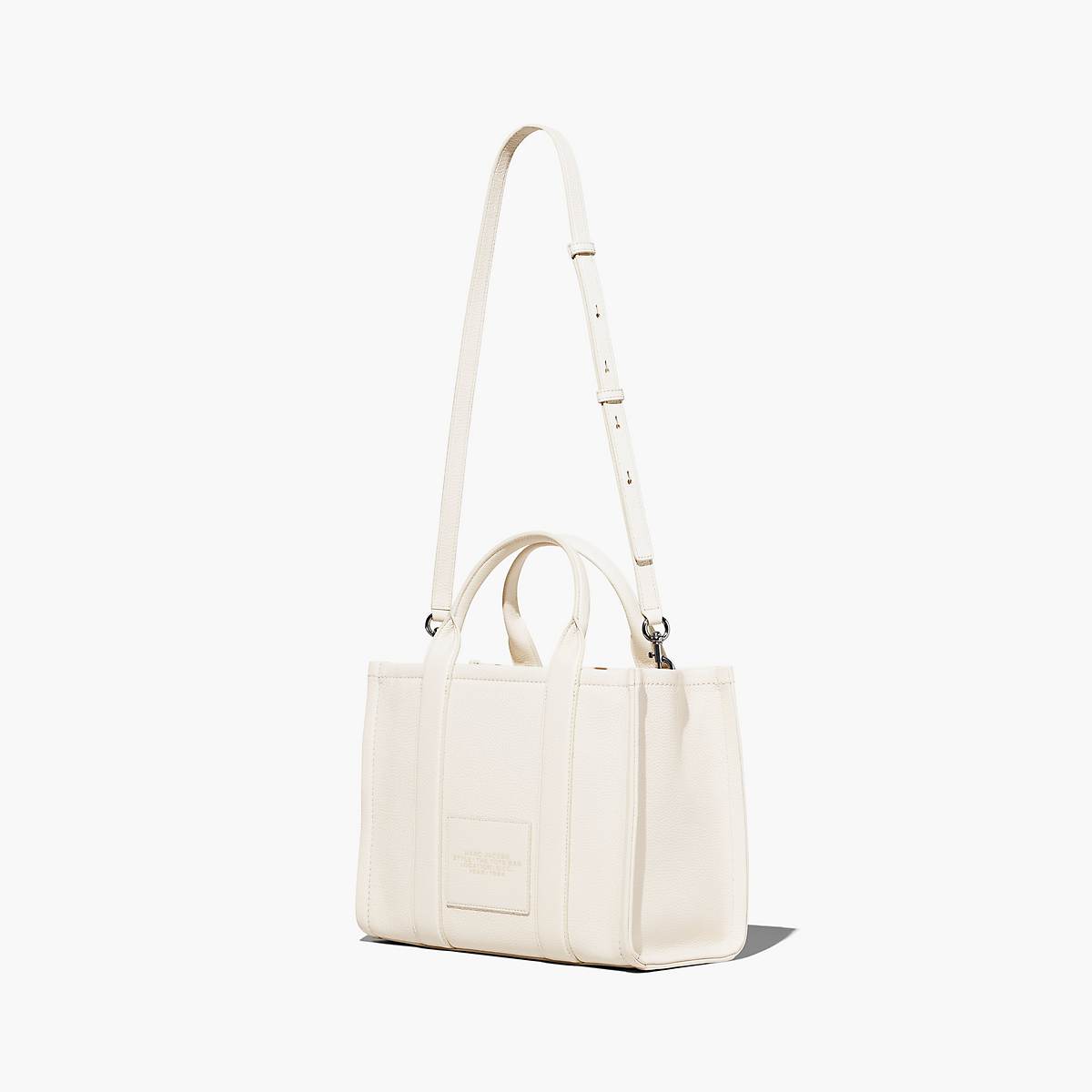 Marc Jacobs Leather Medium Toteväska Dam Silver | PVQ-321564