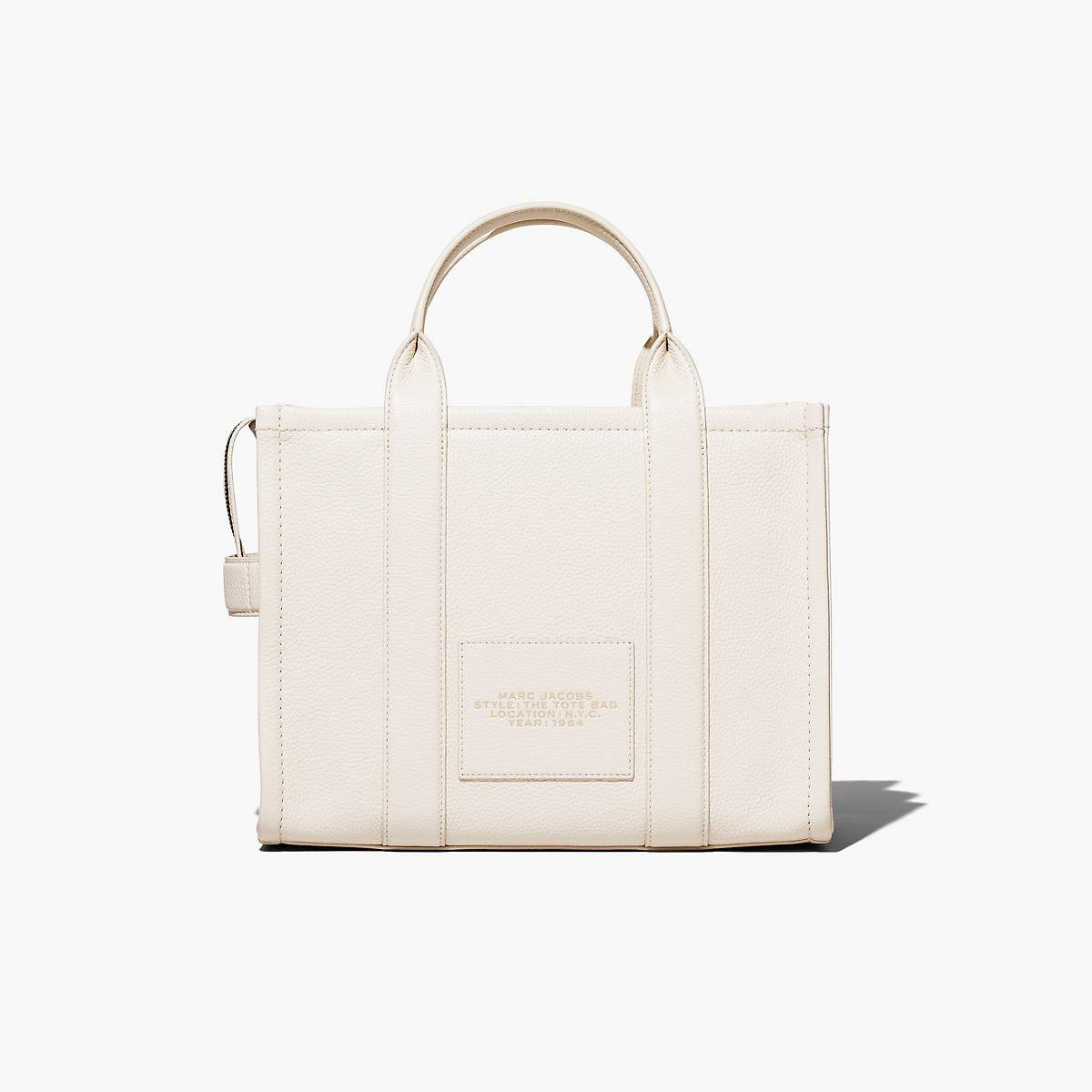 Marc Jacobs Leather Medium Toteväska Dam Silver | PVQ-321564