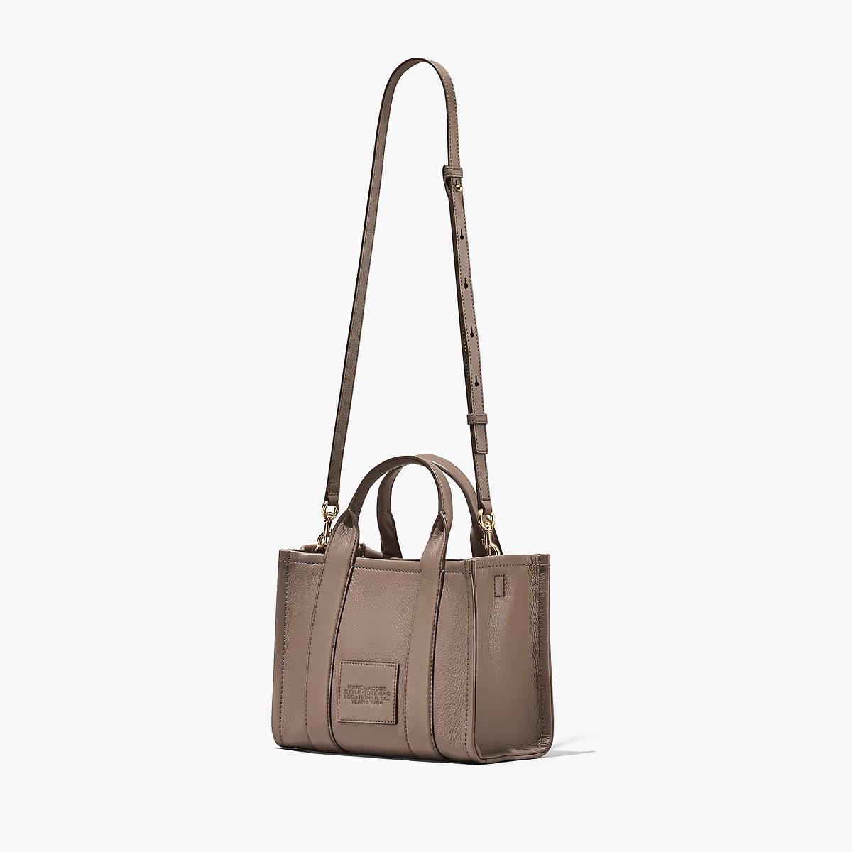 Marc Jacobs Leather Medium Toteväska Dam Ljusgrå | SFV-065432