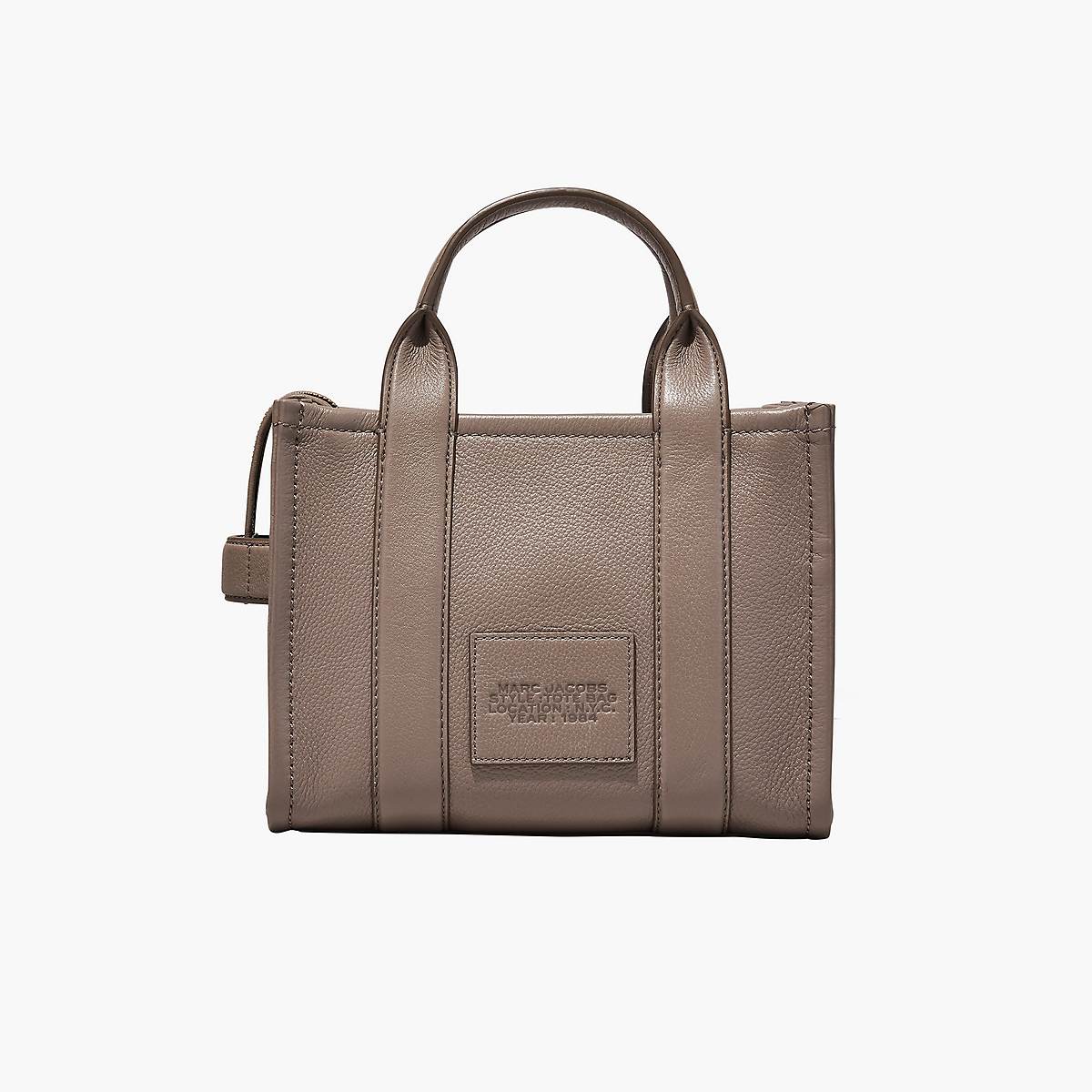 Marc Jacobs Leather Medium Toteväska Dam Ljusgrå | SFV-065432