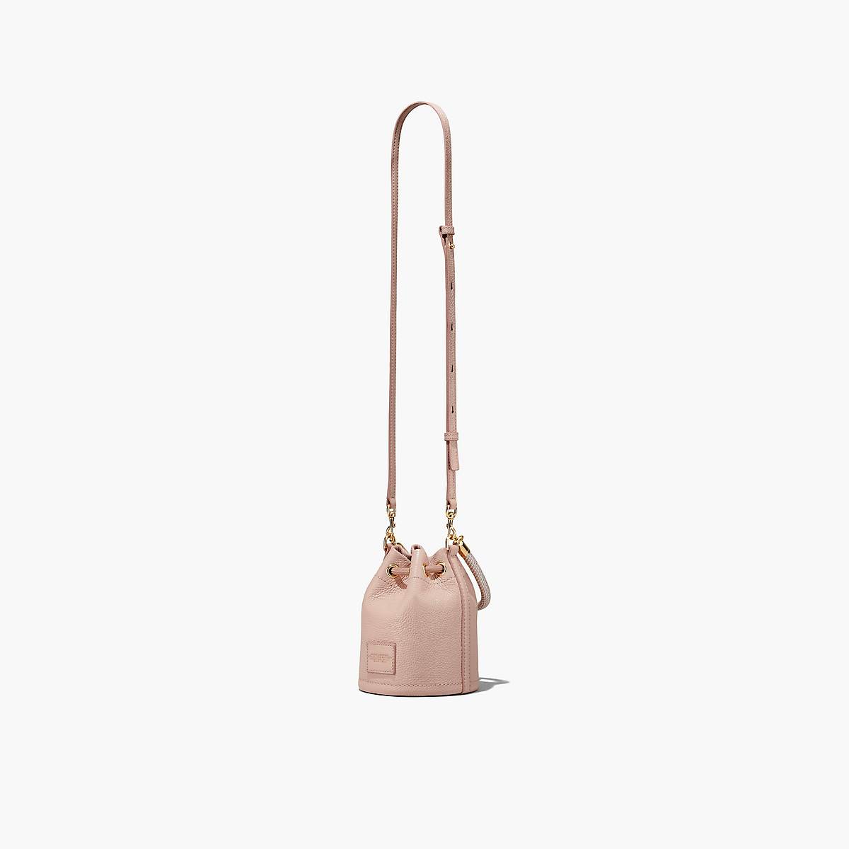 Marc Jacobs Leather Mini Bucket Väska Dam Rosa | SID-678452