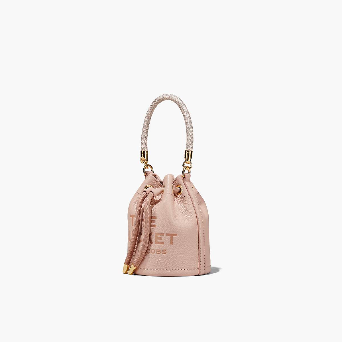 Marc Jacobs Leather Mini Bucket Väska Dam Rosa | SID-678452