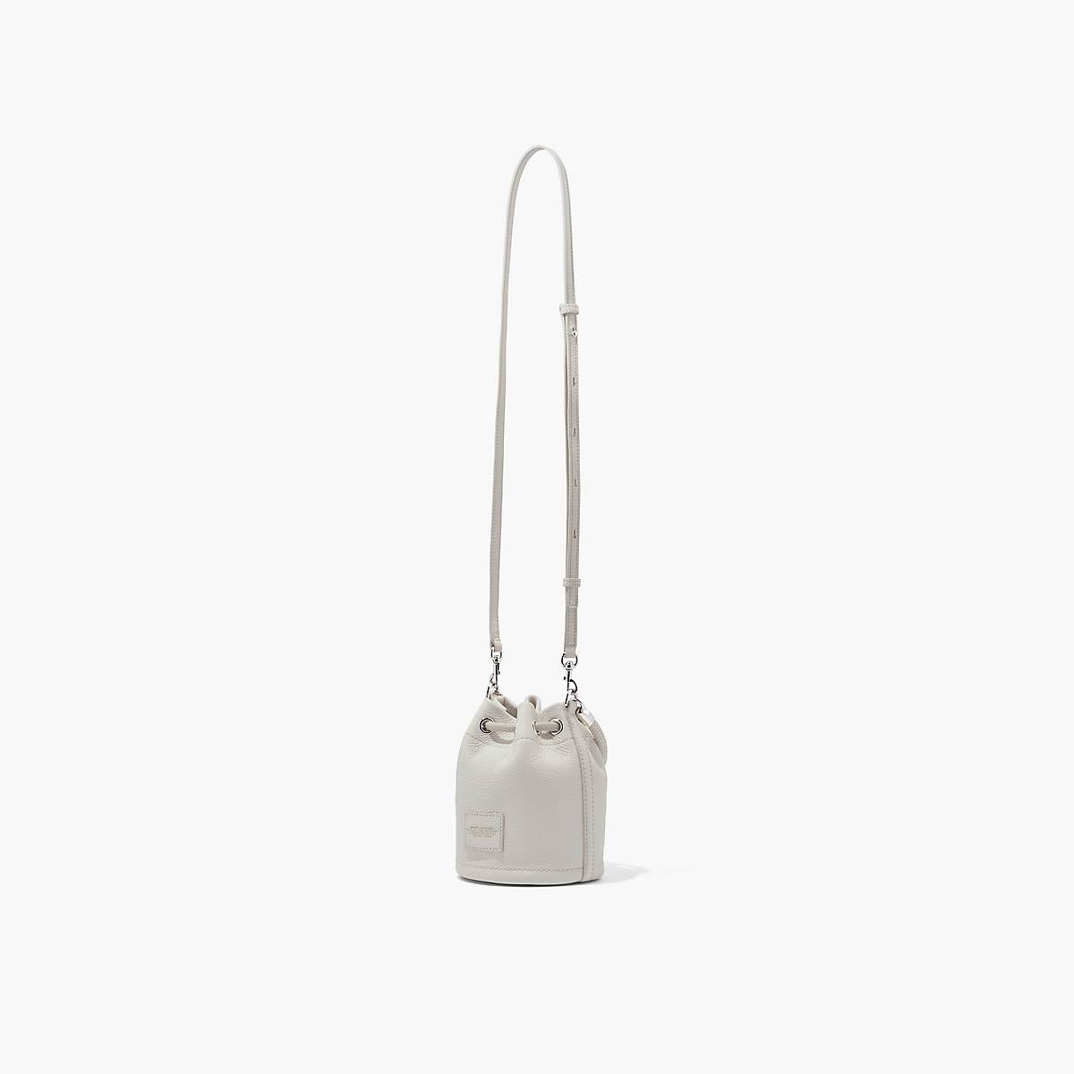 Marc Jacobs Leather Mini Bucket Väska Dam Silver | ORS-428706