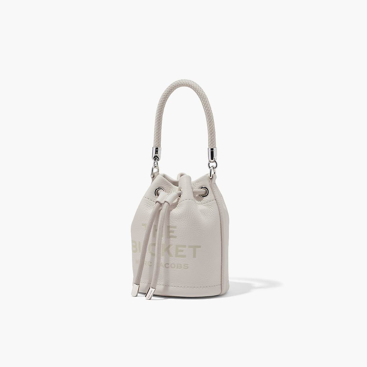 Marc Jacobs Leather Mini Bucket Väska Dam Silver | ORS-428706