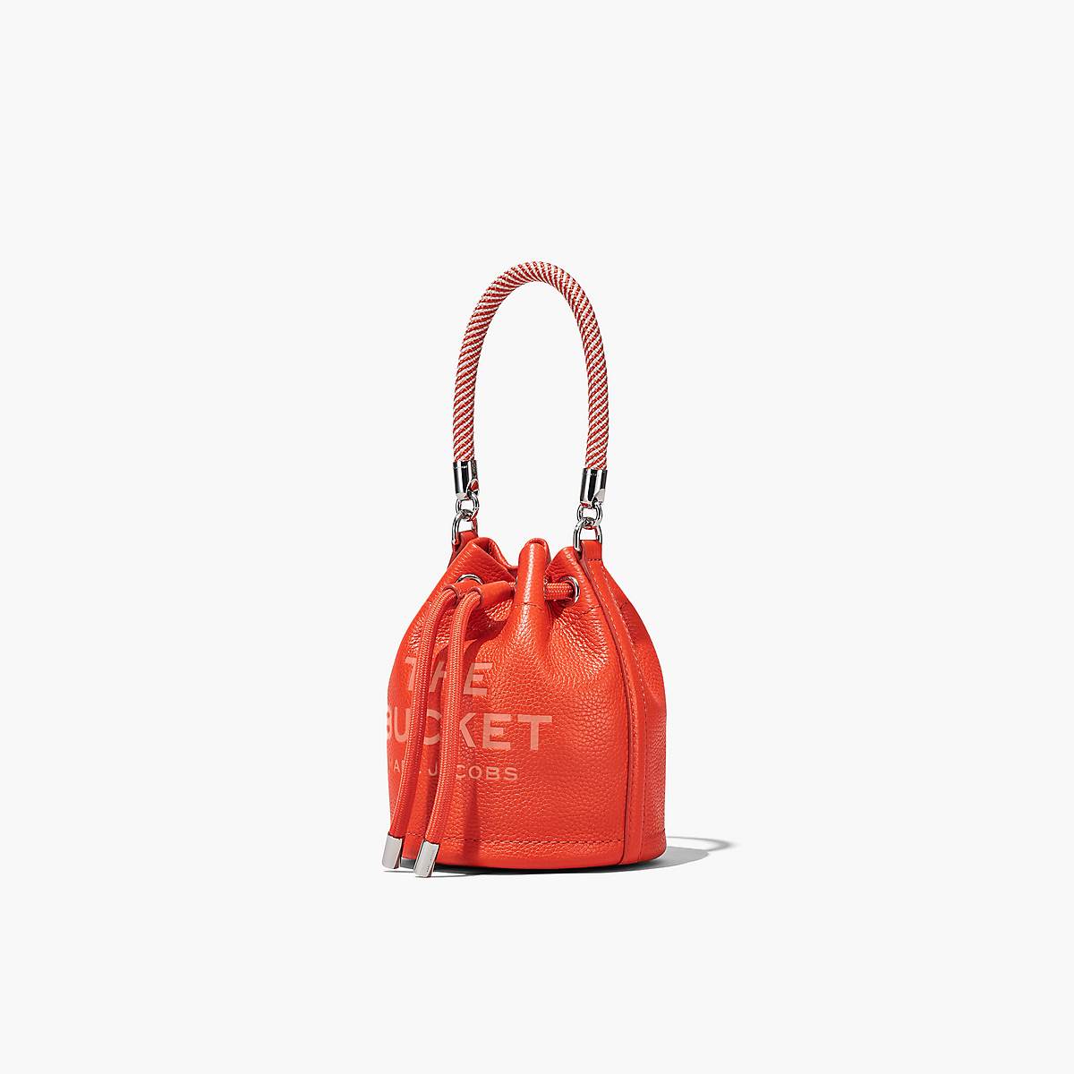 Marc Jacobs Leather Mini Bucket Väska Dam Orange | SUV-432198