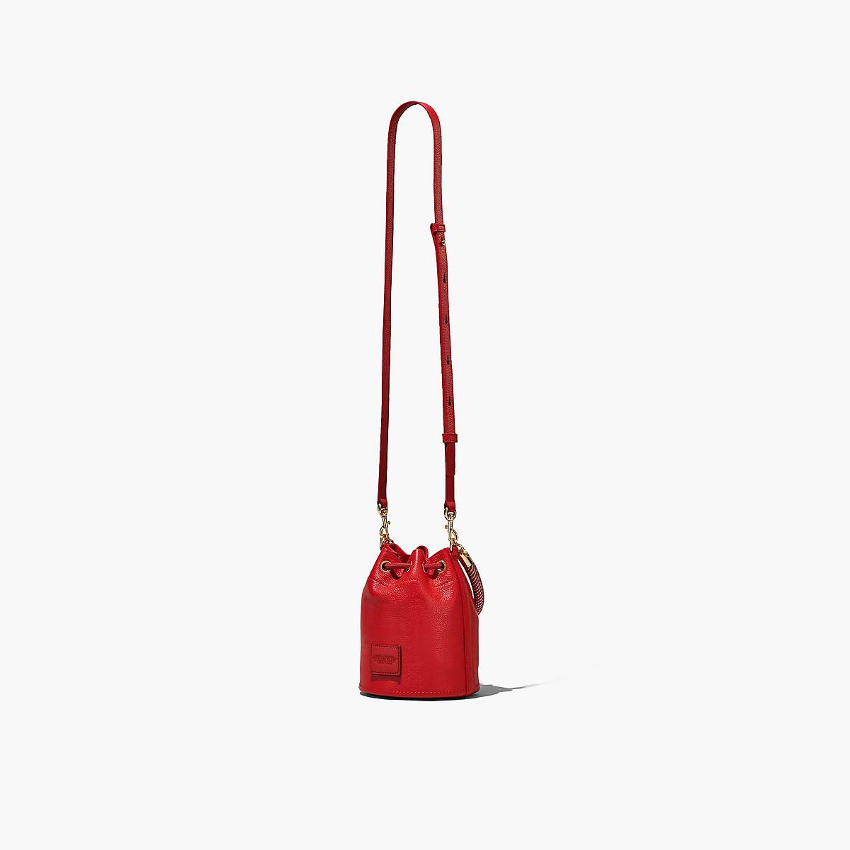 Marc Jacobs Leather Mini Bucket Väska Dam Röda | YWV-780921