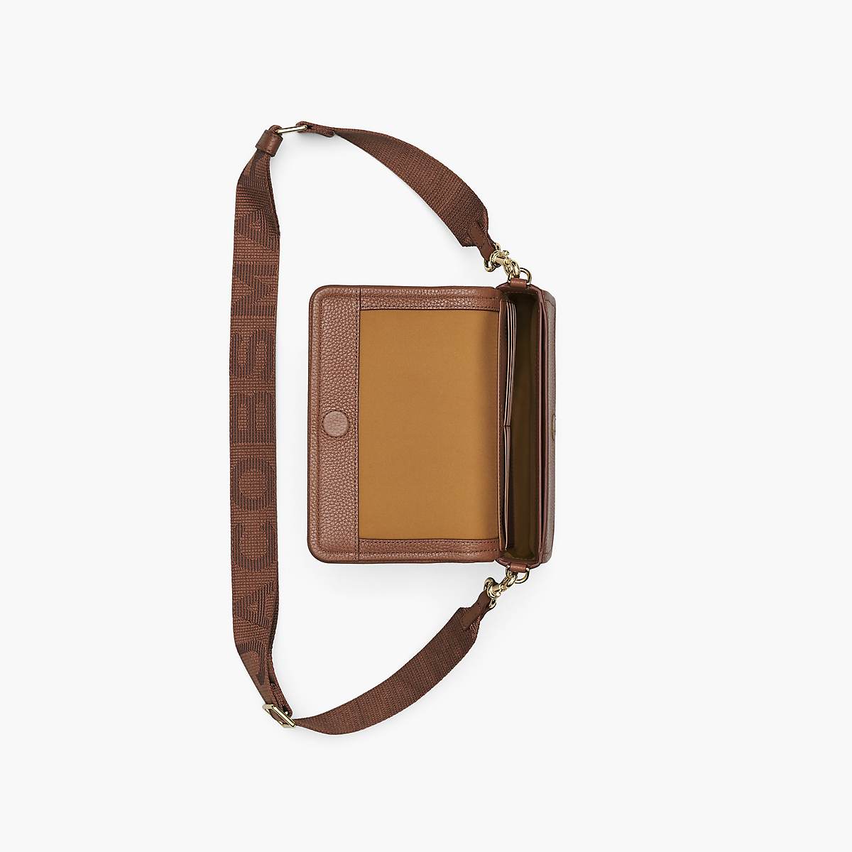 Marc Jacobs Leather Mini Crossbody Väska Dam Bruna | PBE-594362