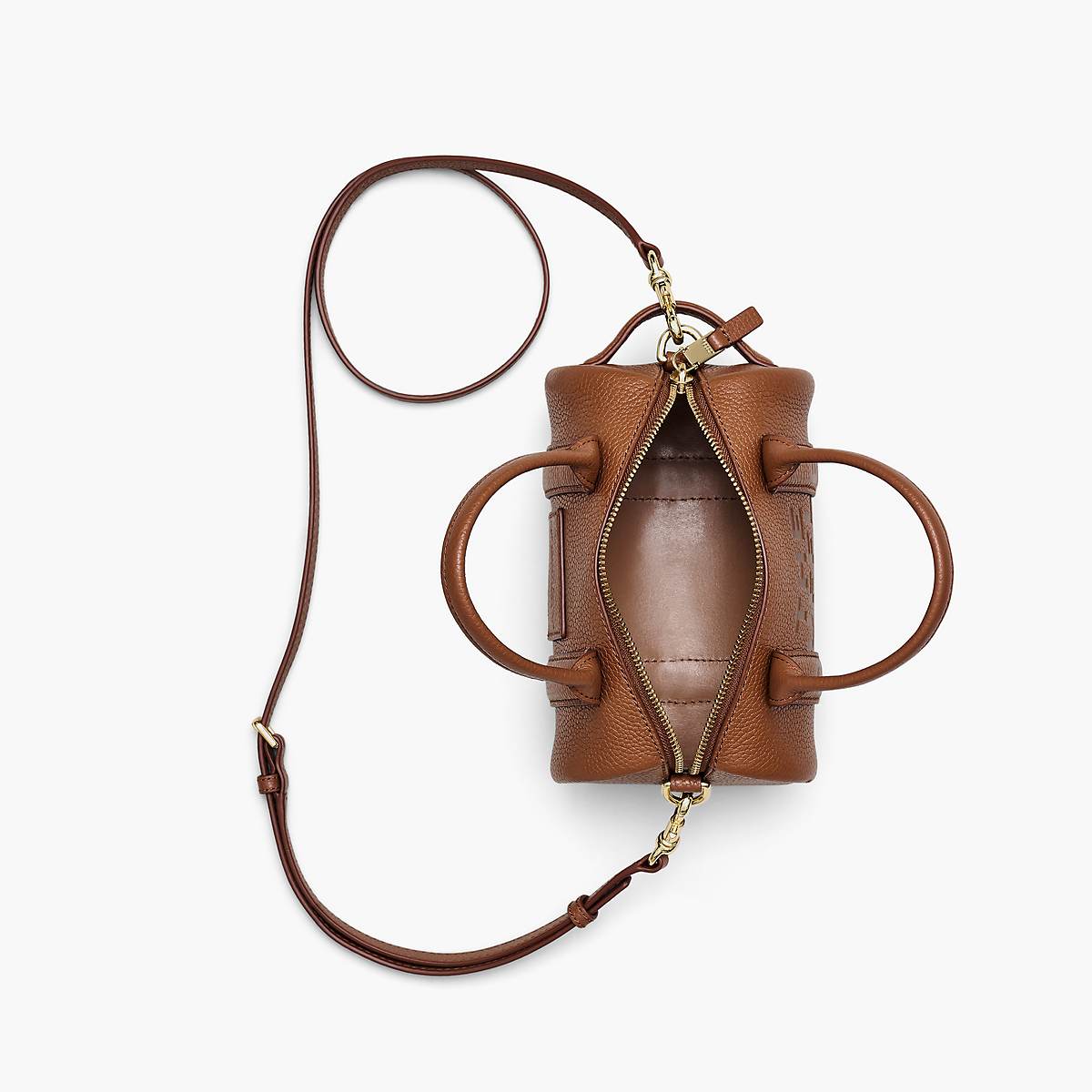 Marc Jacobs Leather Mini Duffle Crossbody Väska Dam Bruna | KYG-729531