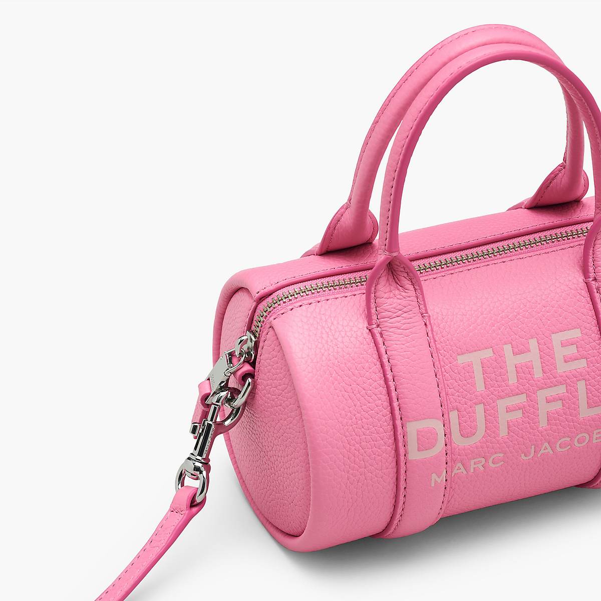 Marc Jacobs Leather Mini Duffle Crossbody Väska Dam Rosa | QBM-217890