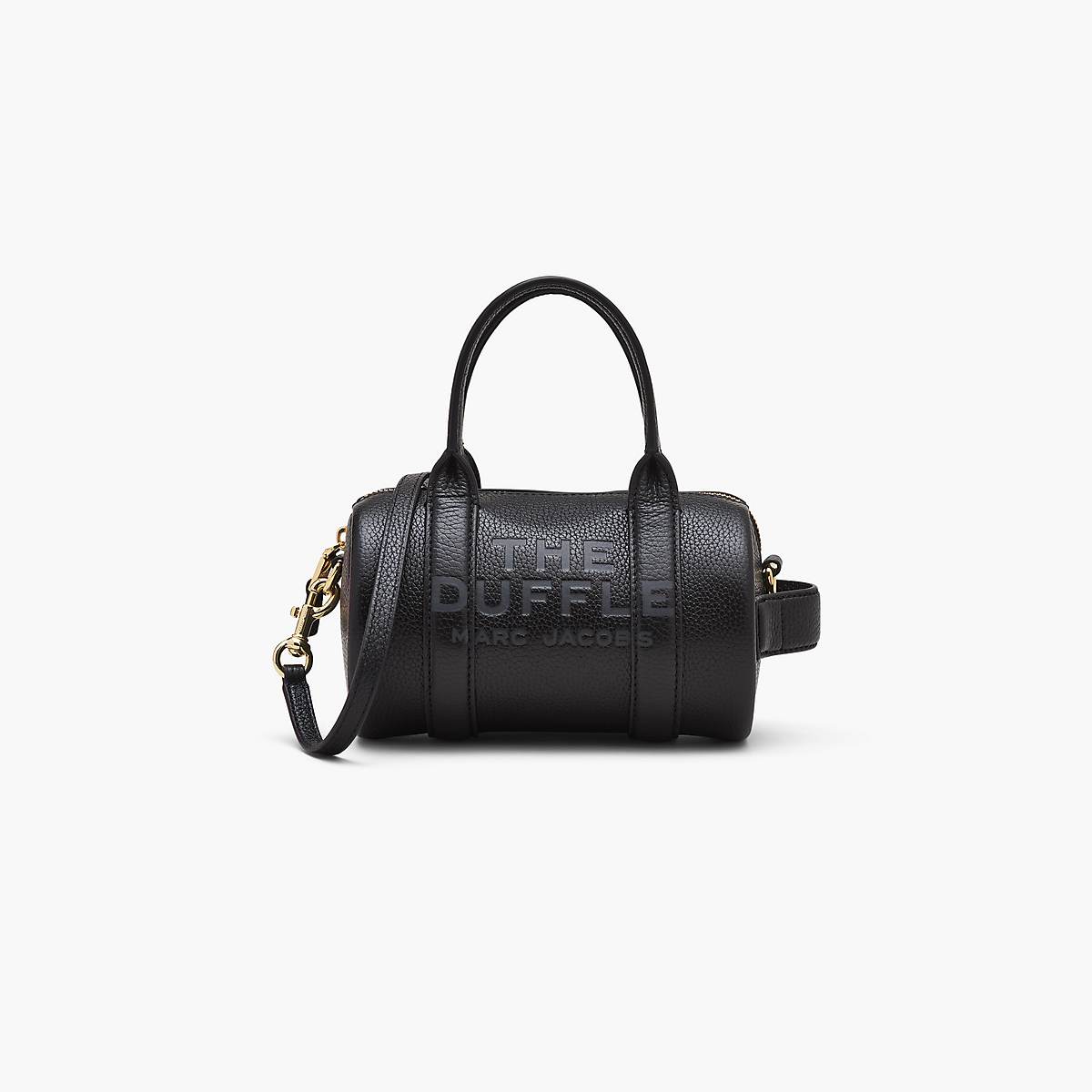 Marc Jacobs Leather Mini Duffle Crossbody Väska Dam Svarta | MCV-542769