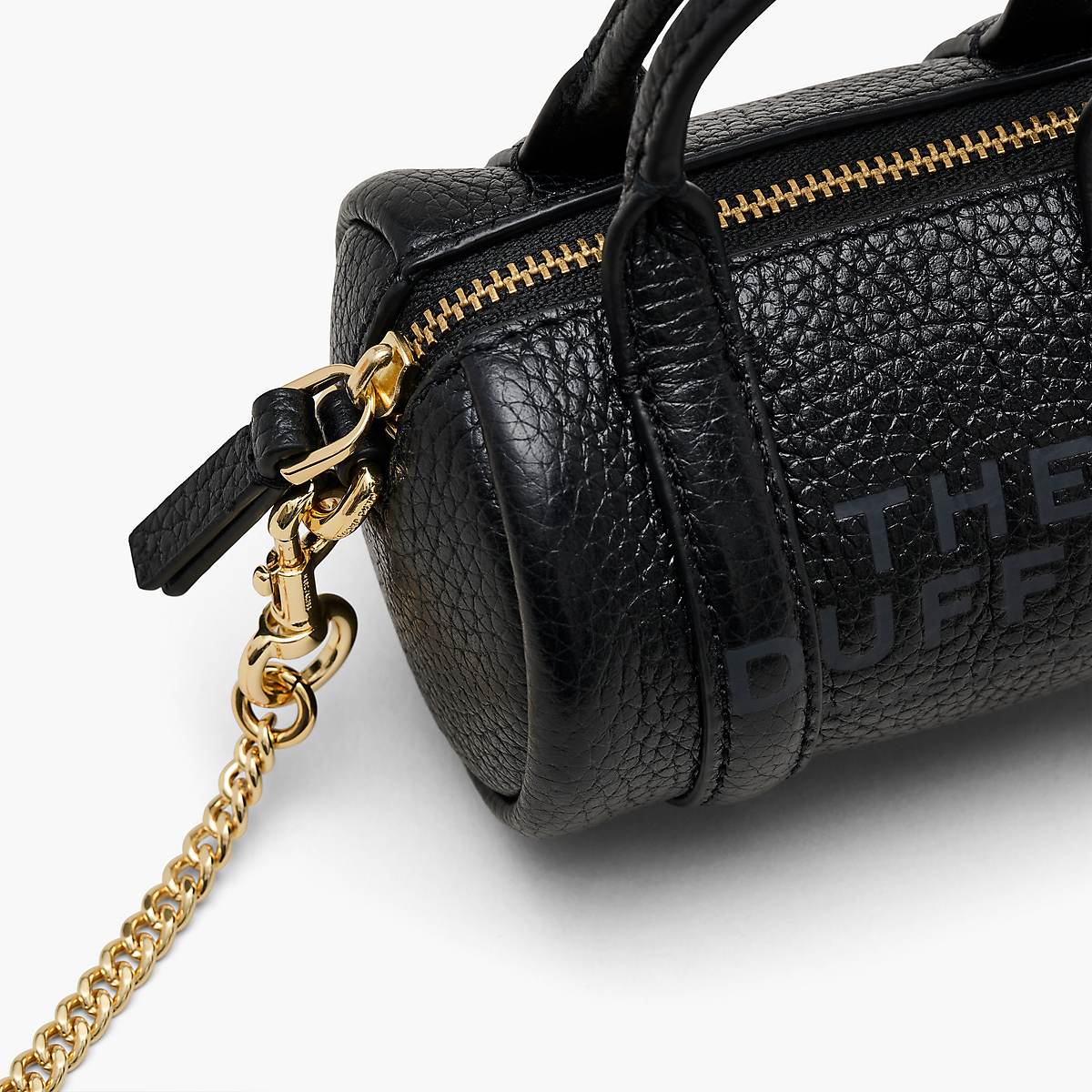 Marc Jacobs Leather Nano Duffle Crossbody Väska Dam Svarta | IMJ-291807