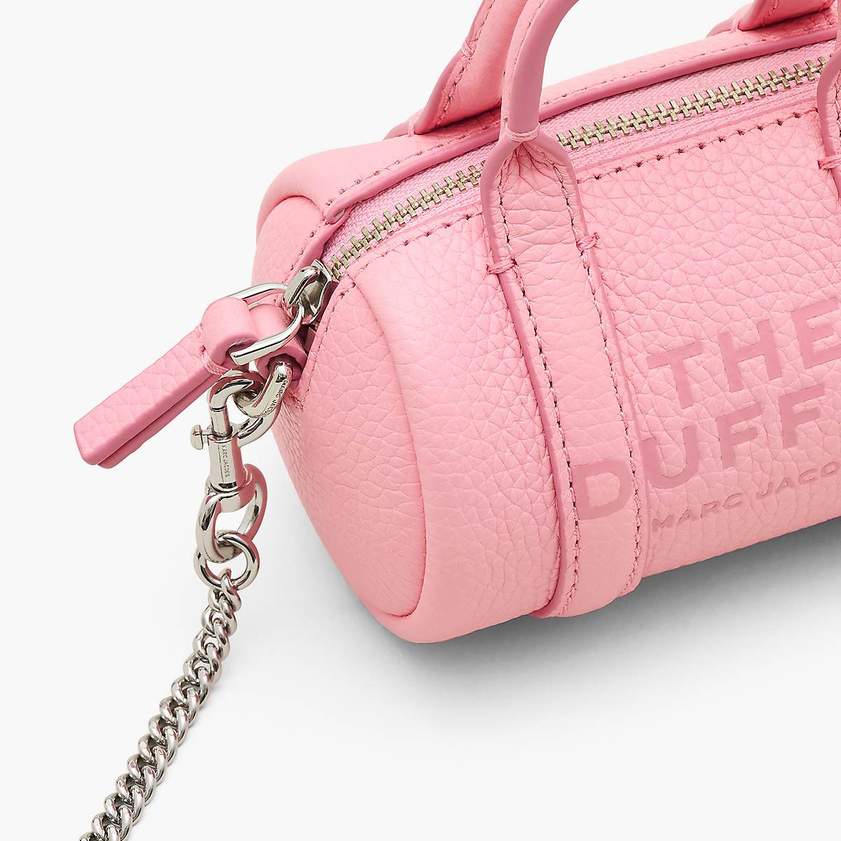 Marc Jacobs Leather Nano Duffle Crossbody Väska Dam Rosa | DCK-925813