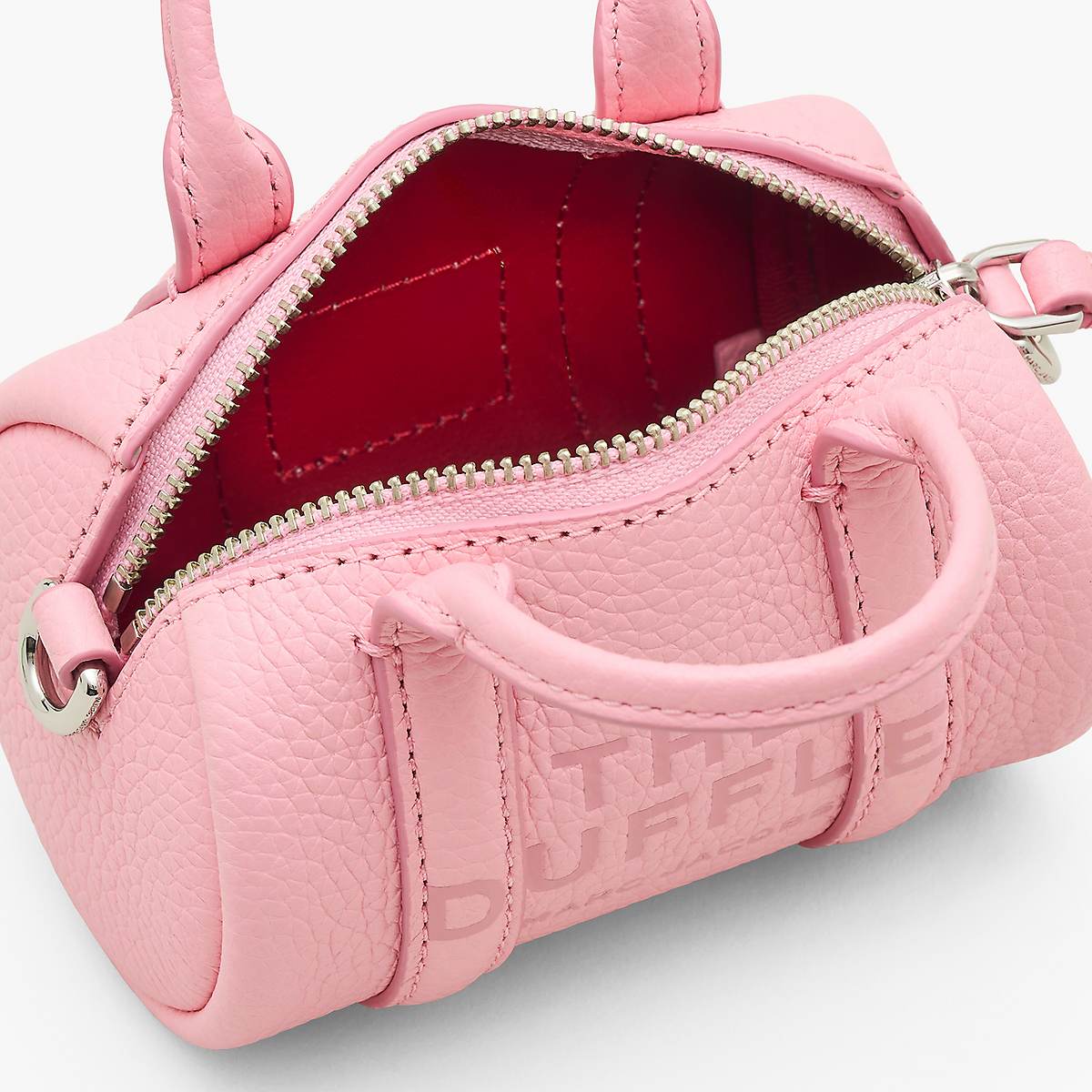 Marc Jacobs Leather Nano Duffle Crossbody Väska Dam Rosa | DCK-925813