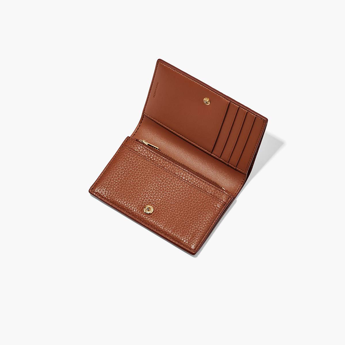 Marc Jacobs Leather Small Bifold Plånbok Dam Bruna | QPW-529348