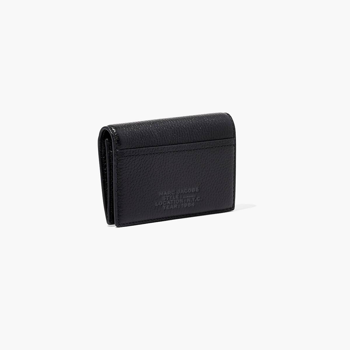 Marc Jacobs Leather Small Bifold Plånbok Dam Svarta | NLF-524109