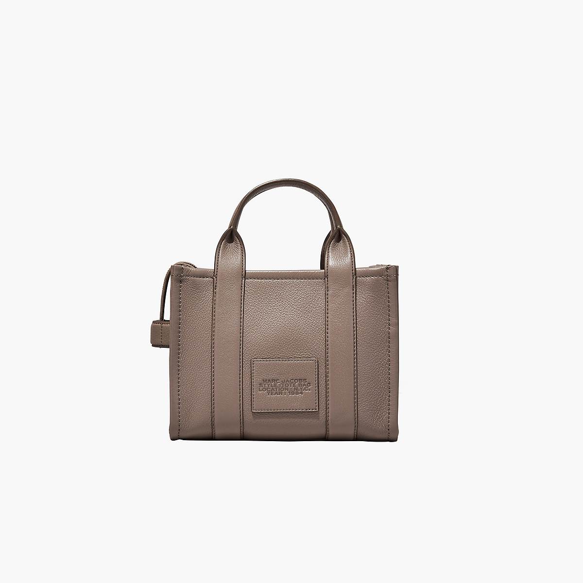 Marc Jacobs Leather Small Toteväska Dam Ljusgrå | DBH-371504