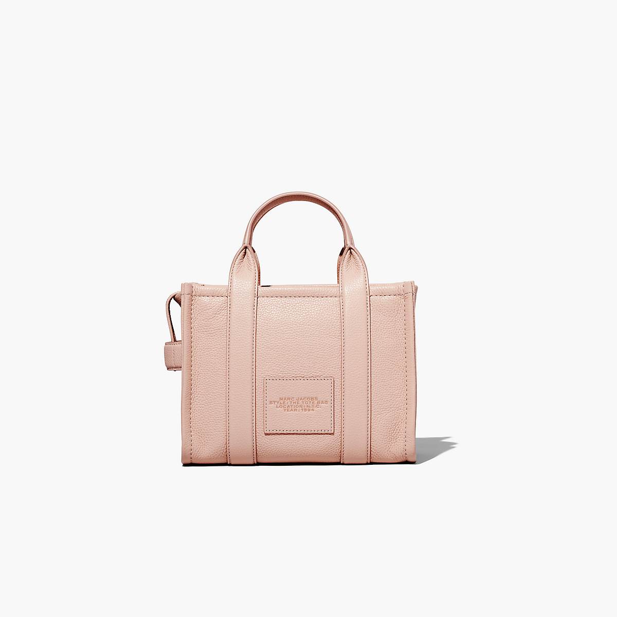 Marc Jacobs Leather Small Toteväska Dam Rosa | MSW-591046