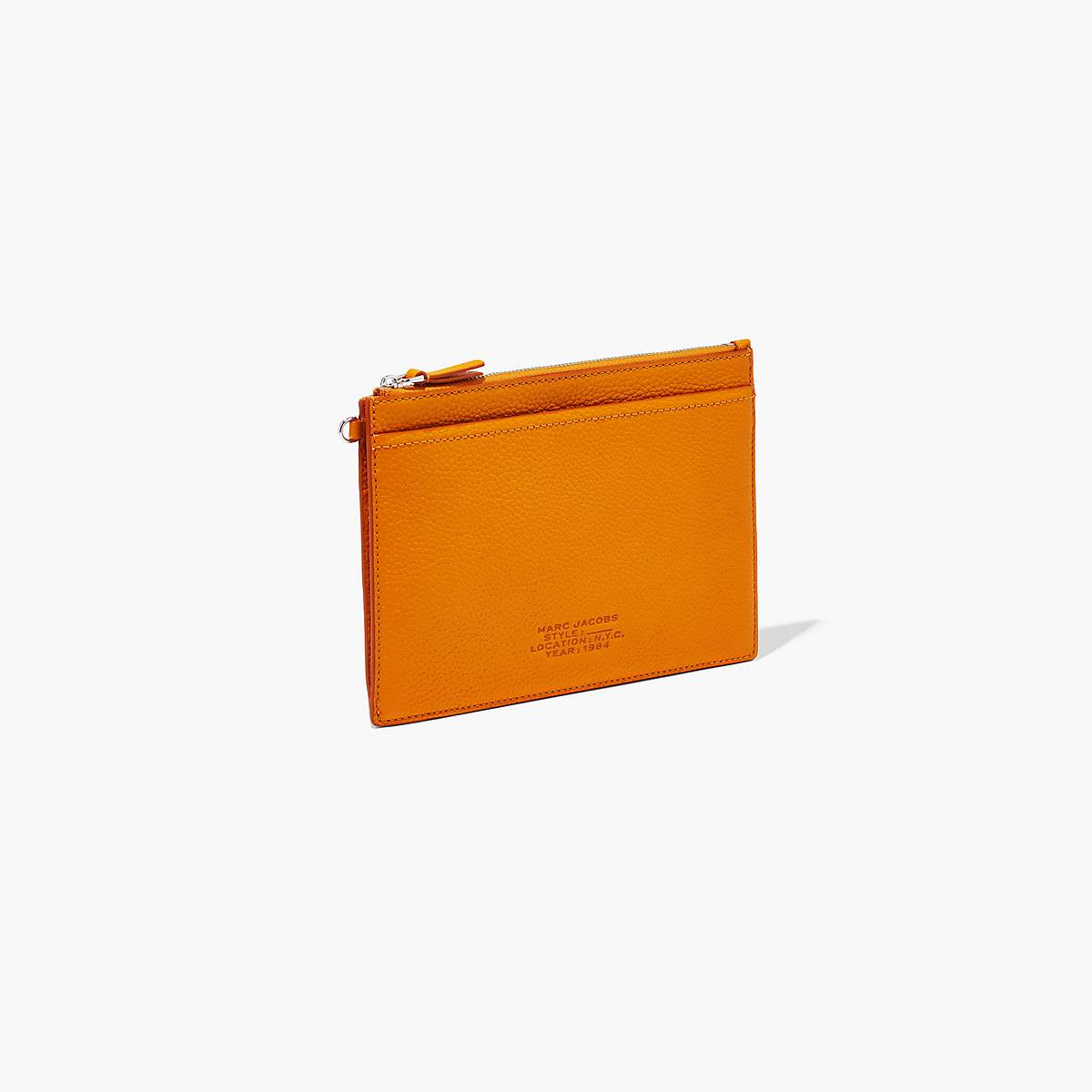 Marc Jacobs Leather Small Wristlet Plånbok Dam Orange | VWB-930165