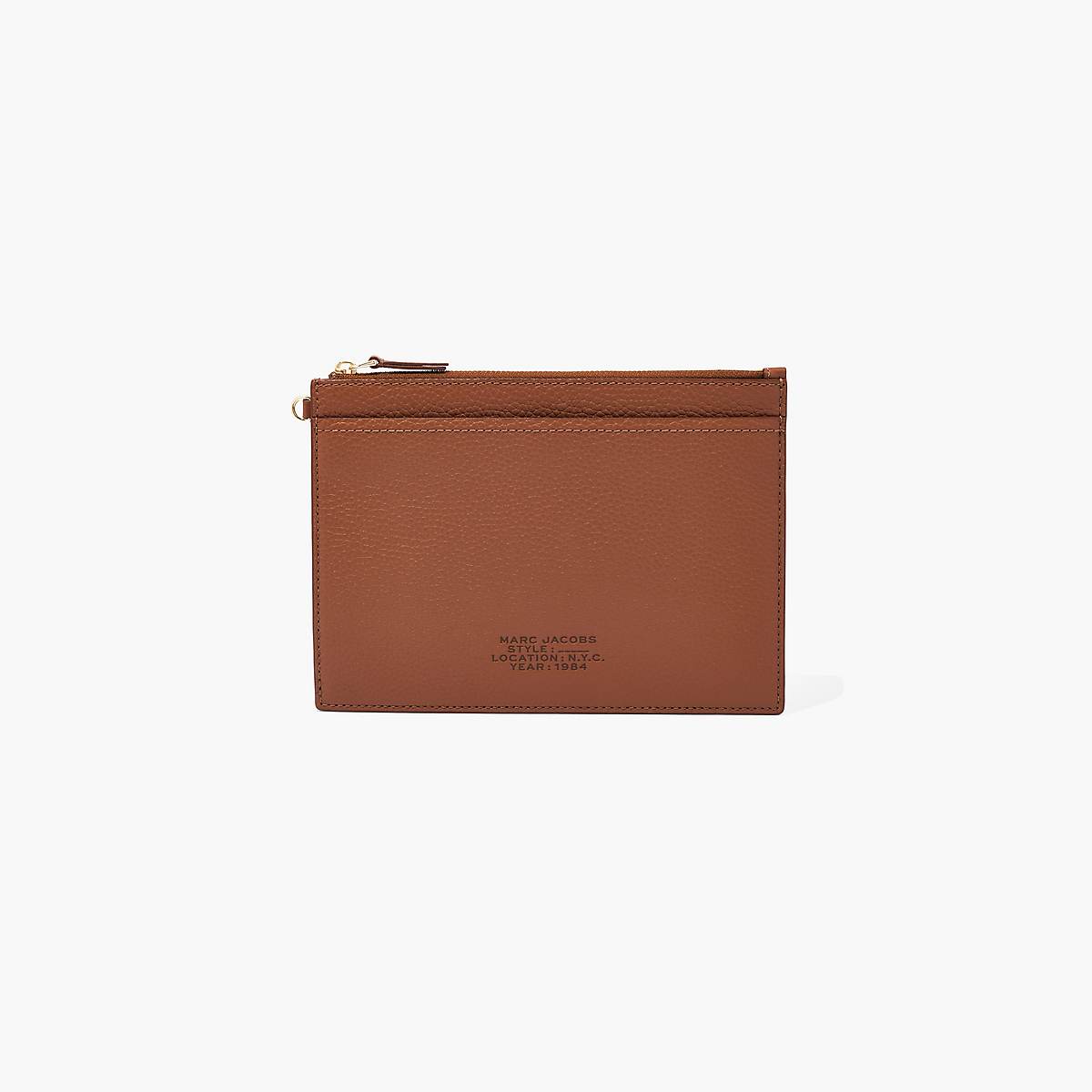 Marc Jacobs Leather Small Wristlet Plånbok Dam Bruna | BVK-092845