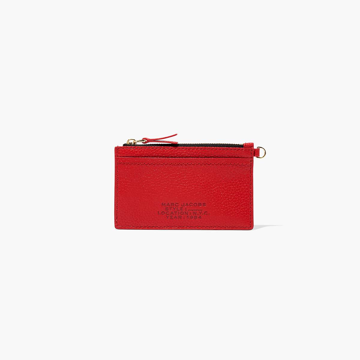 Marc Jacobs Leather Top Zip Wristlet Plånbok Dam Röda | QVL-038491