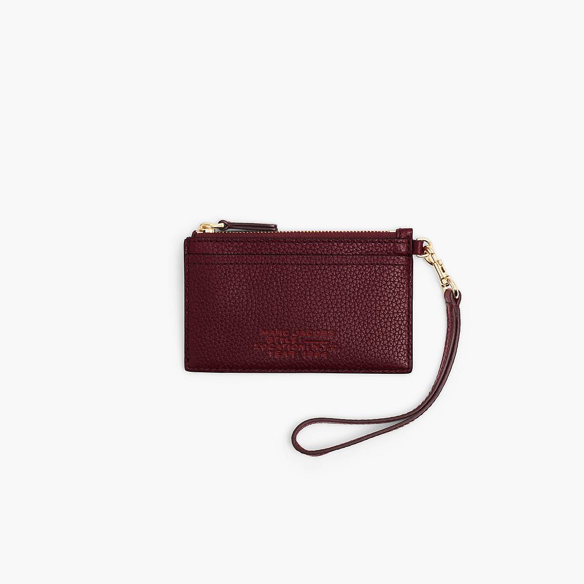 Marc Jacobs Leather Top Zip Wristlet Plånbok Dam Bruna | BVH-034816