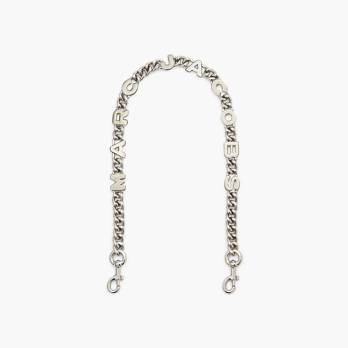 Marc Jacobs Logo Chain Shoulder Strap Väskrem Dam Silver | DRP-042567