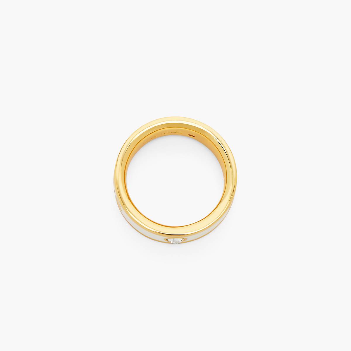 Marc Jacobs Marc Jacobs Enamel Ringar Dam Guld Grädde | QAG-256048