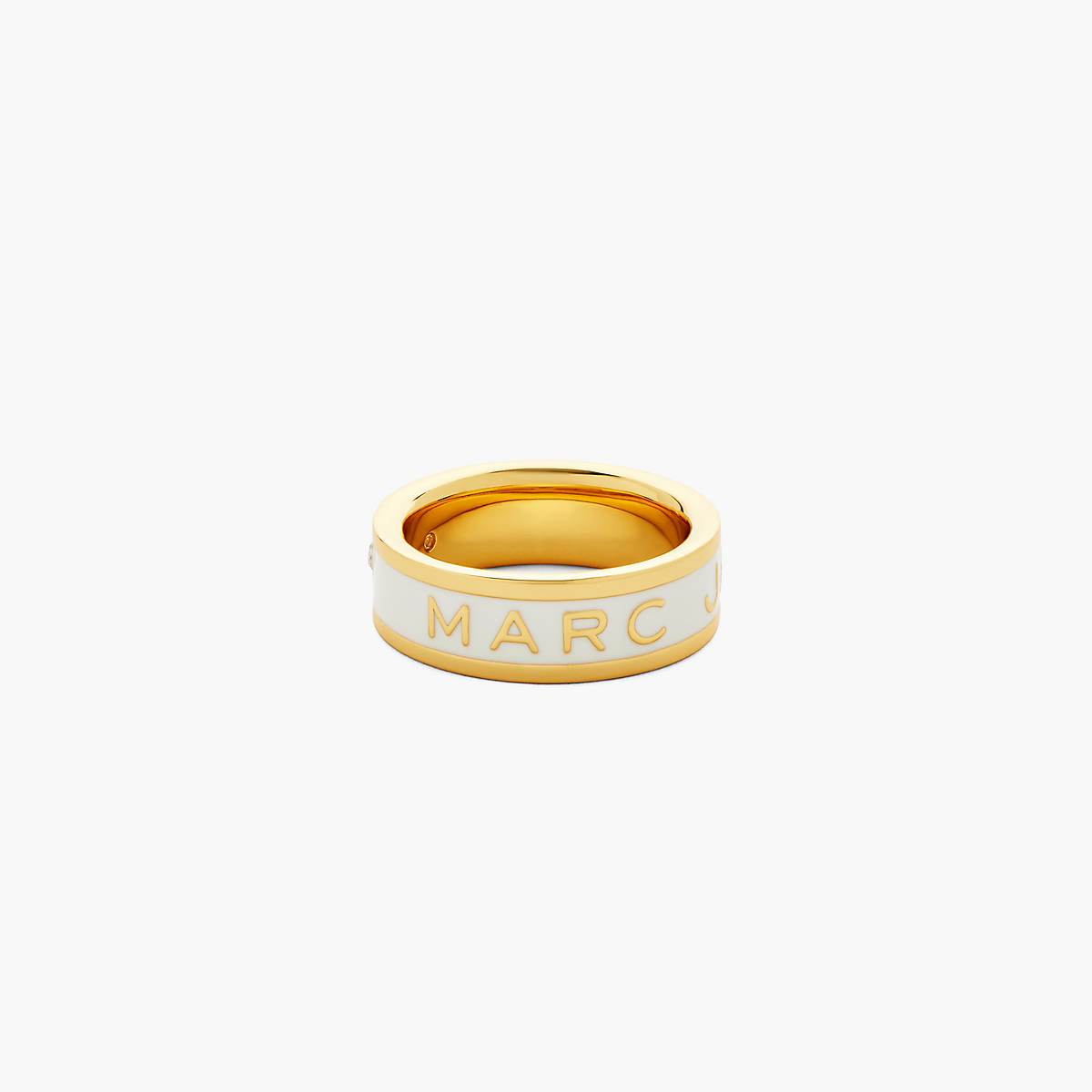 Marc Jacobs Marc Jacobs Enamel Ringar Dam Guld Grädde | QAG-256048