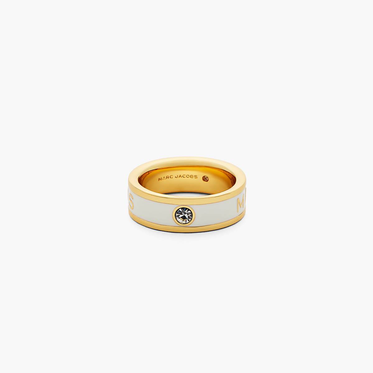 Marc Jacobs Marc Jacobs Enamel Ringar Dam Guld Grädde | QAG-256048