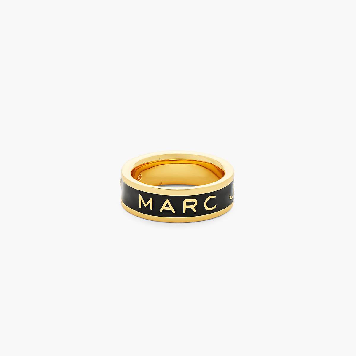 Marc Jacobs Marc Jacobs Enamel Ringar Dam Guld Svarta | ZRW-673258