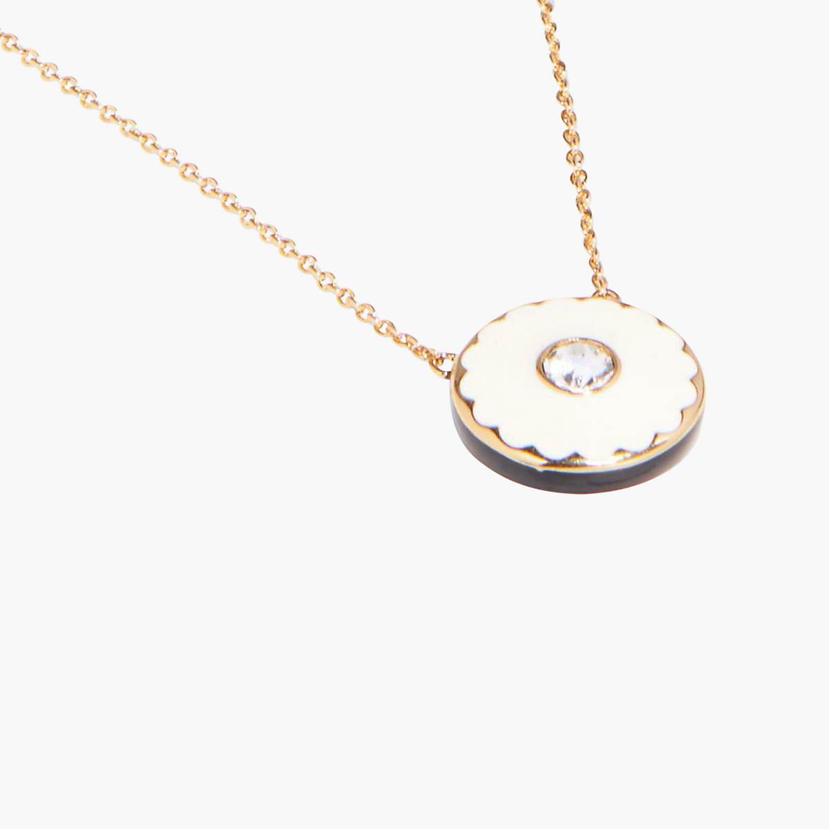 Marc Jacobs Medallion Pendant Halsband Dam Grädde Guld | ZCR-783150