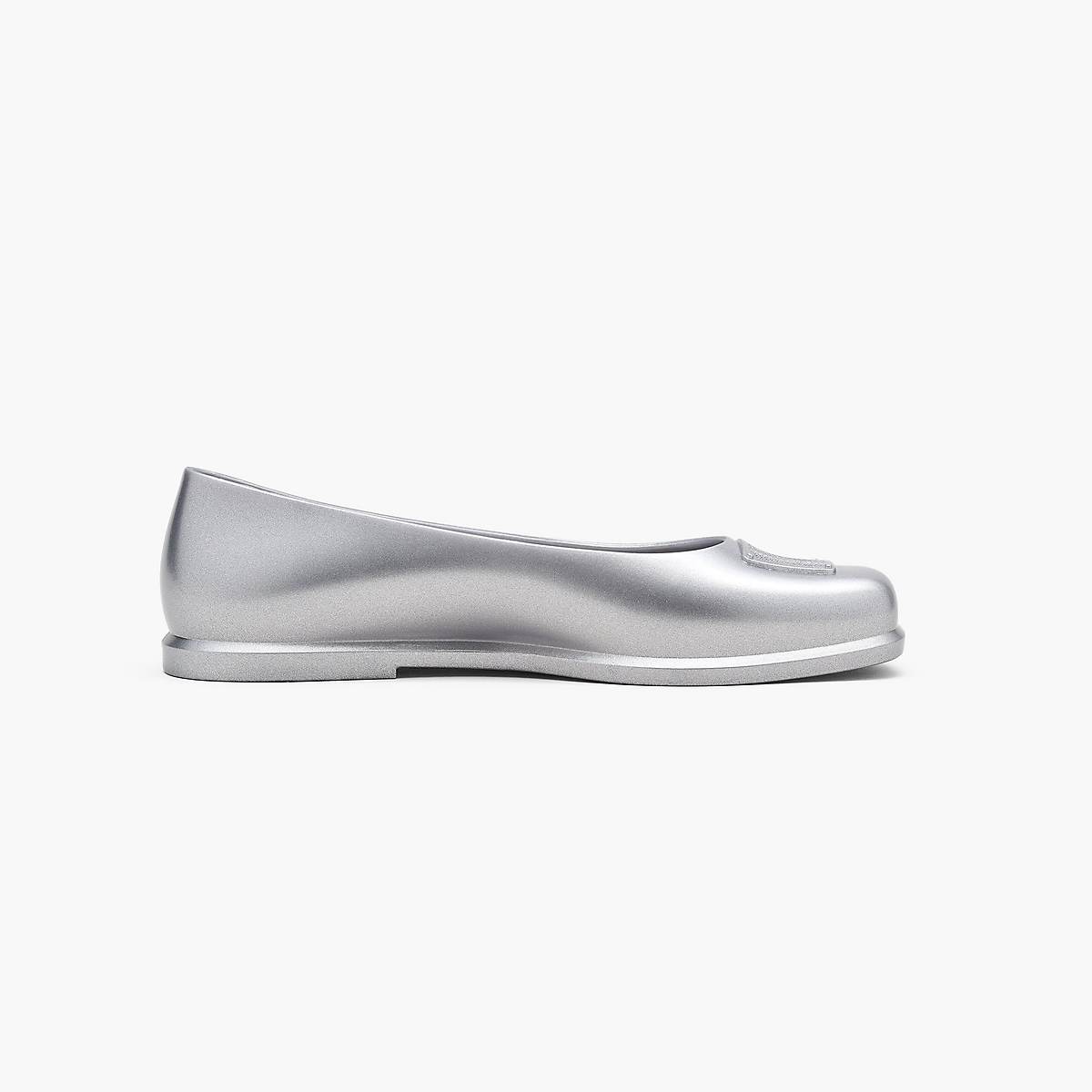 Marc Jacobs Melissa X Marc Jacobs Ruby Ballerina Dam Silver | FRL-153689