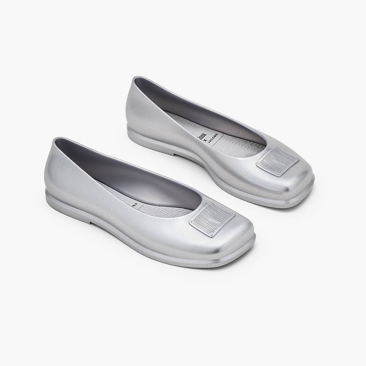 Marc Jacobs Melissa X Marc Jacobs Ruby Ballerina Dam Silver | FRL-153689