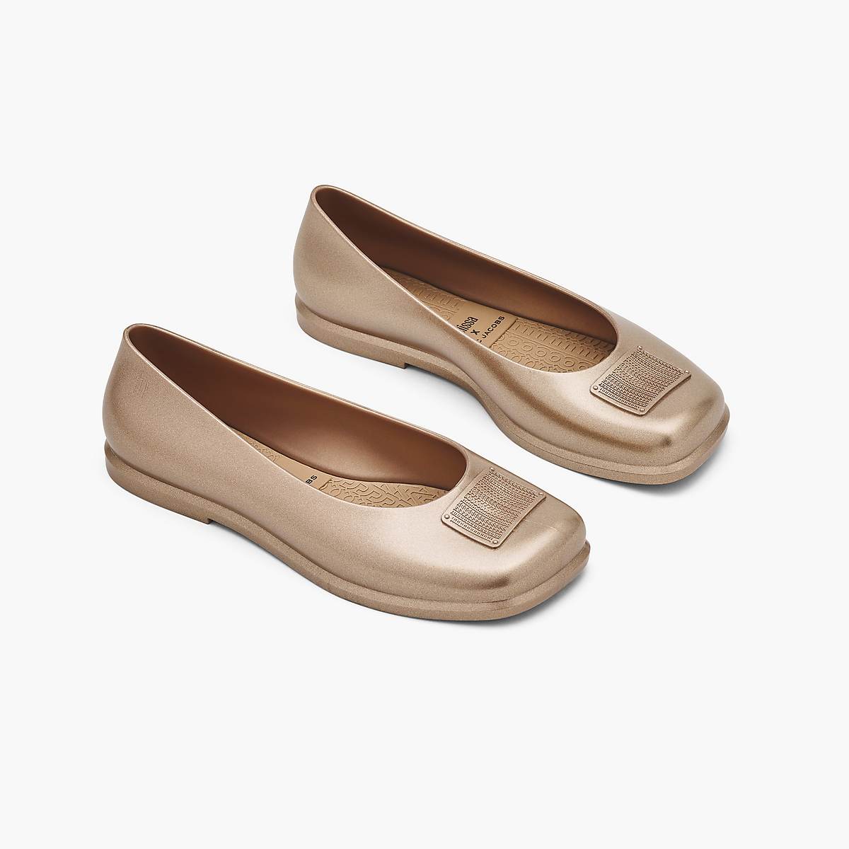 Marc Jacobs Melissa X Marc Jacobs Ruby Ballerina Dam Guld | ZWV-185902