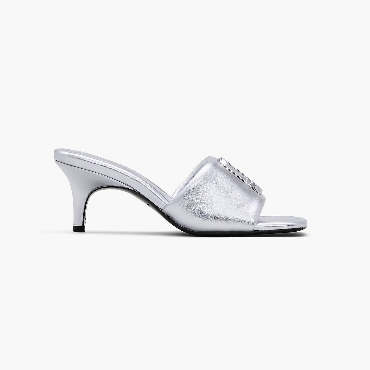 Marc Jacobs Metallic J Marc Heeled Sandaler Dam Silver | UJK-735821