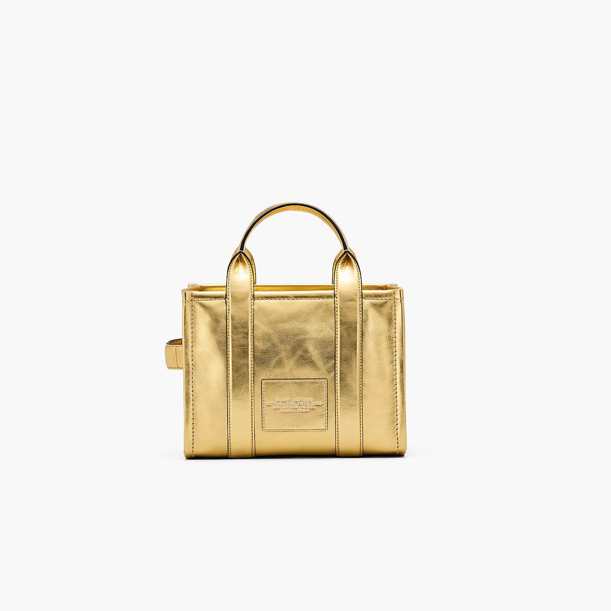 Marc Jacobs Metallic Leather Small Toteväska Dam Guld | VSP-358471