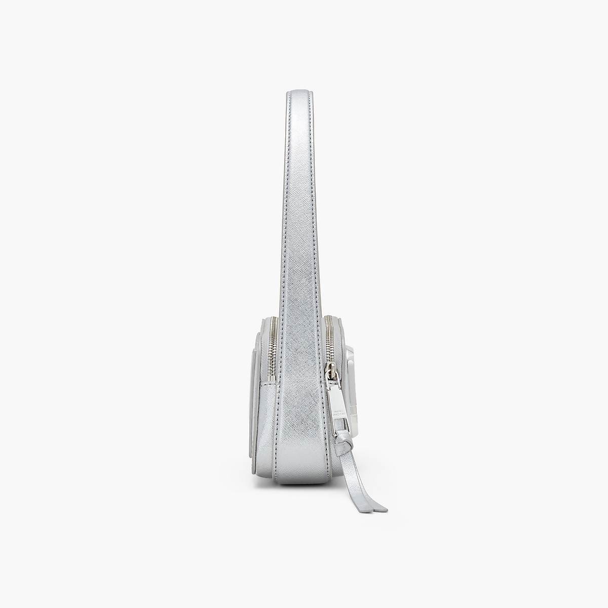 Marc Jacobs Metallic Slingshot Axelväska Dam Silver | ASV-159820