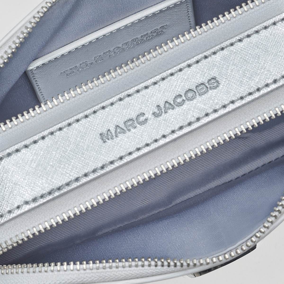 Marc Jacobs Metallic Slingshot Axelväska Dam Silver | ASV-159820