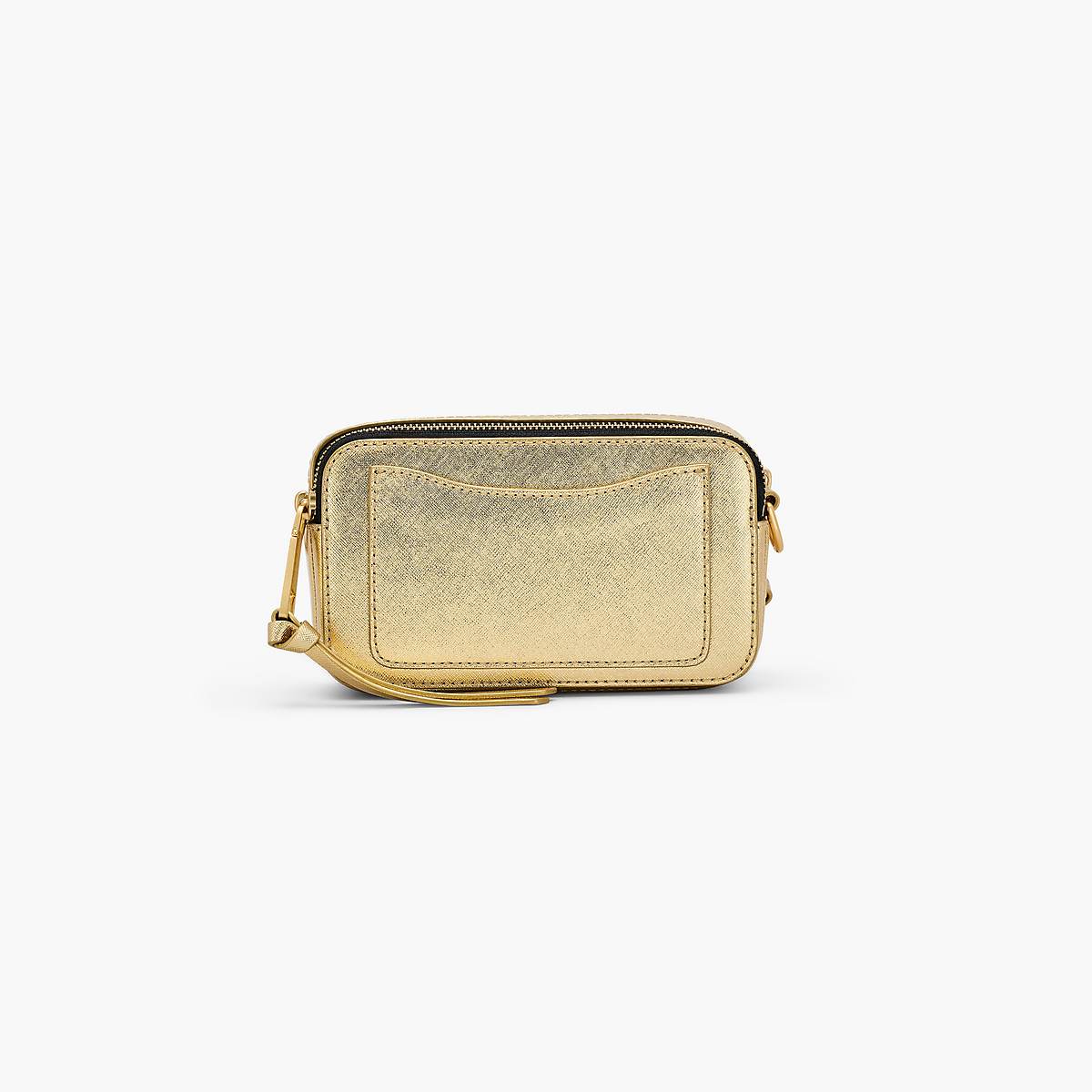 Marc Jacobs Metallic Snapshot Väska Dam Guld | DHN-789532