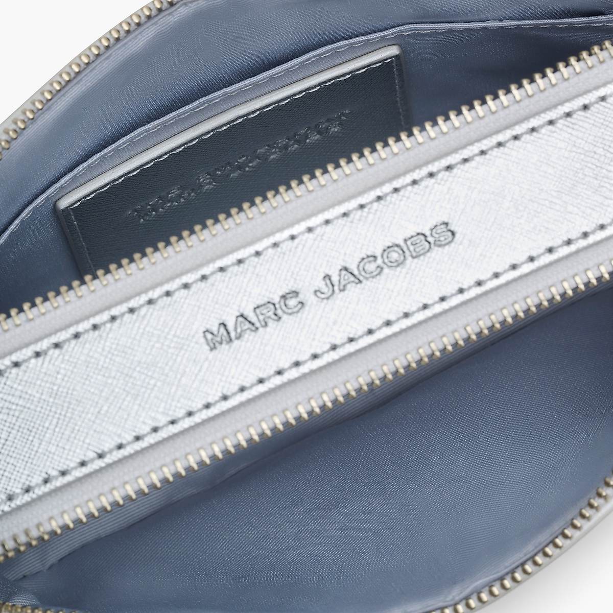 Marc Jacobs Metallic Snapshot Väska Dam Silver | TNE-627531