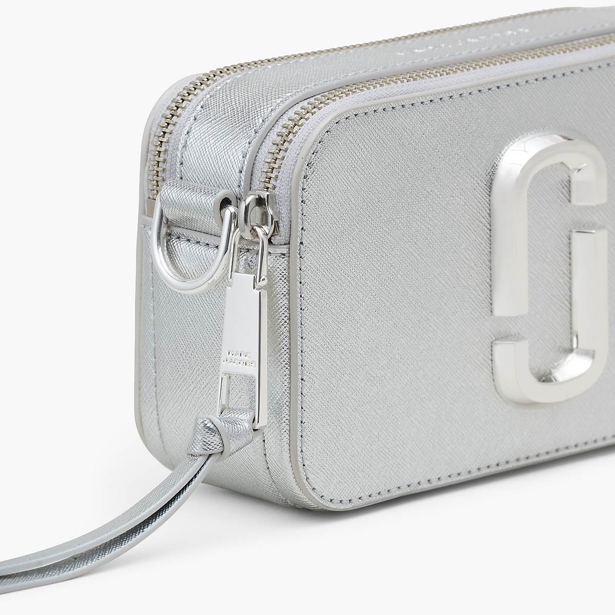 Marc Jacobs Metallic Snapshot Väska Dam Silver | TNE-627531