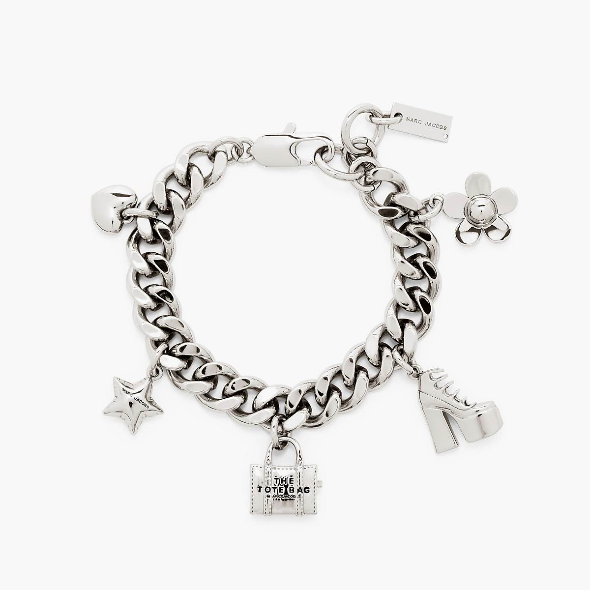 Marc Jacobs Mini Icon Charm Armband Dam Ljussilver | MZJ-761045