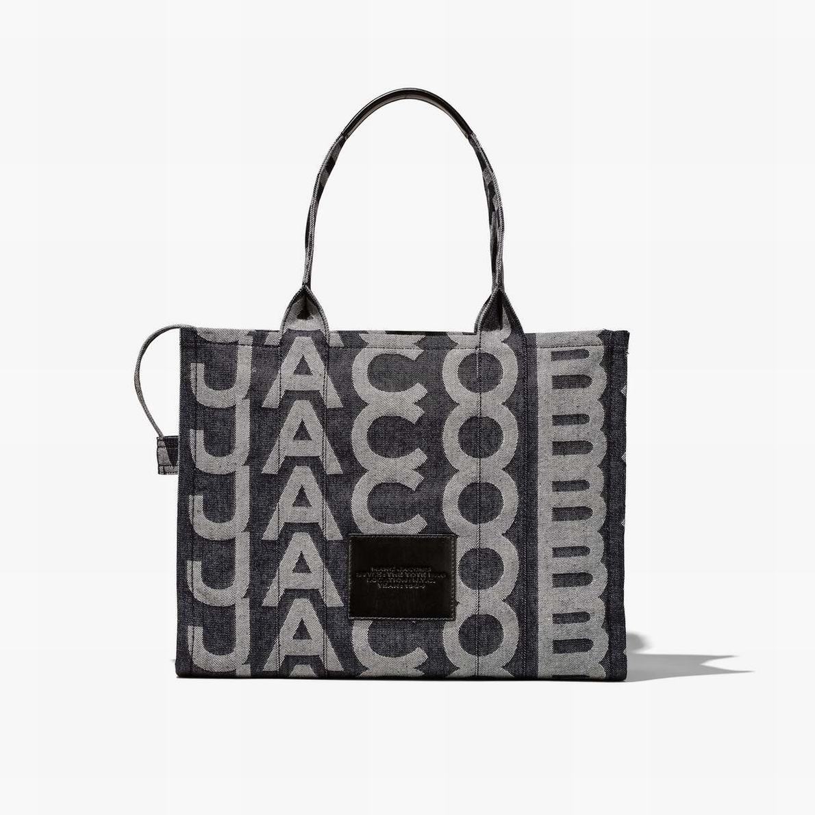 Marc Jacobs Monogram Denim Large Toteväska Dam Blå | TNS-391267