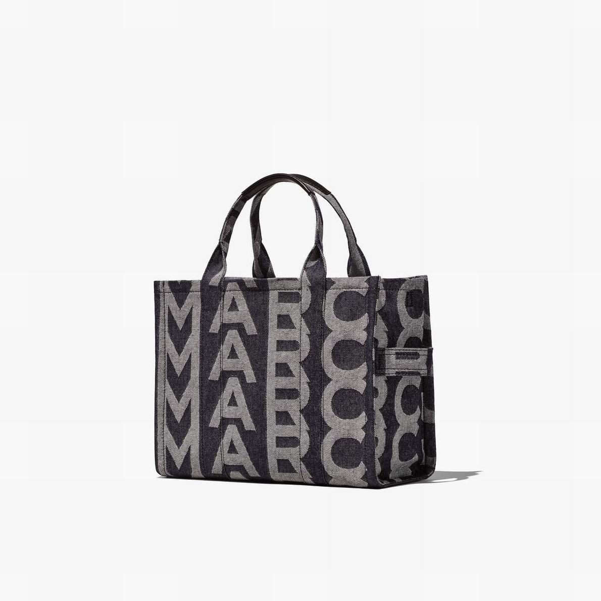 Marc Jacobs Monogram Denim Medium Toteväska Dam Blå | CPQ-834671