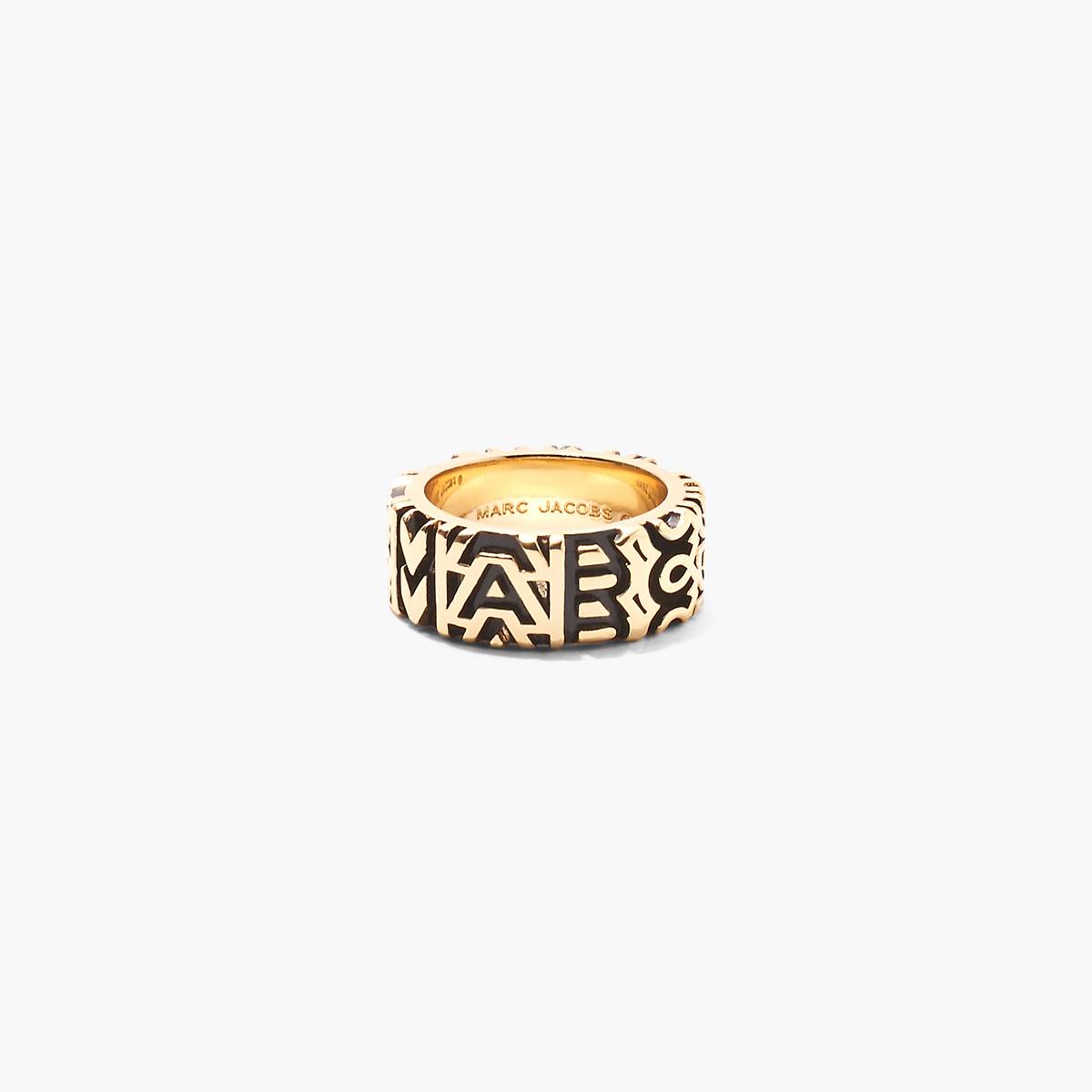 Marc Jacobs Monogram Engraved Ringar Dam Guld | ORT-192748