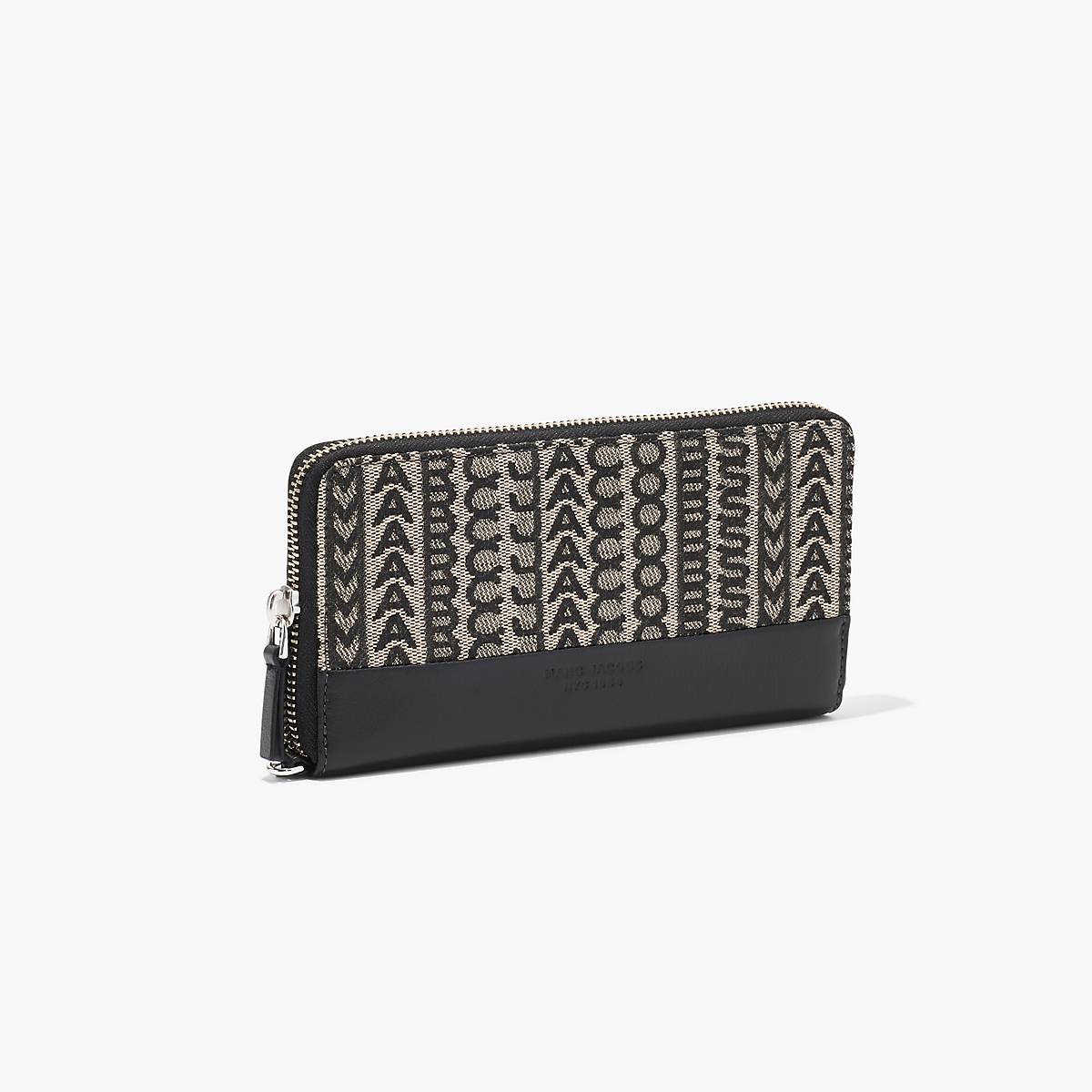 Marc Jacobs Monogram Jacquard Continental Wristlet Plånbok Dam Beige Olika Färger | ZPQ-082697