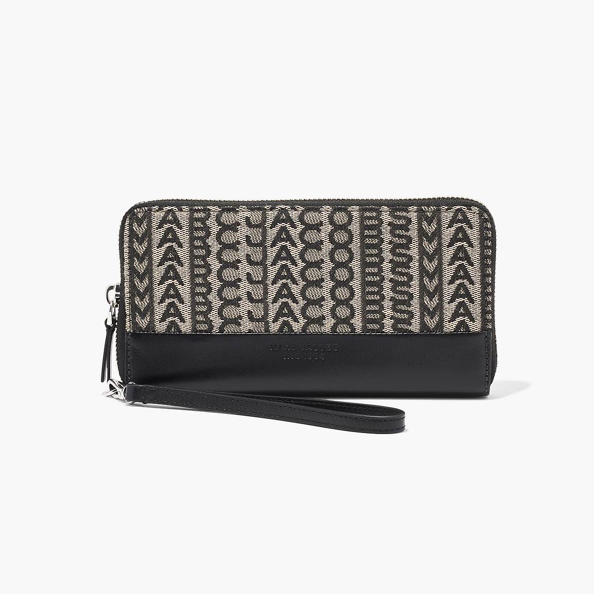 Marc Jacobs Monogram Jacquard Continental Wristlet Plånbok Dam Beige Olika Färger | ZPQ-082697