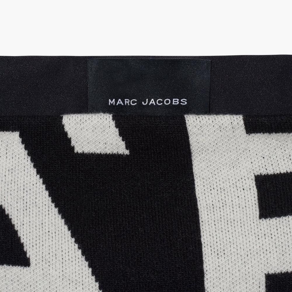 Marc Jacobs Monogram Knit Tube Kjolar Dam Svarta Vita | JFS-537169