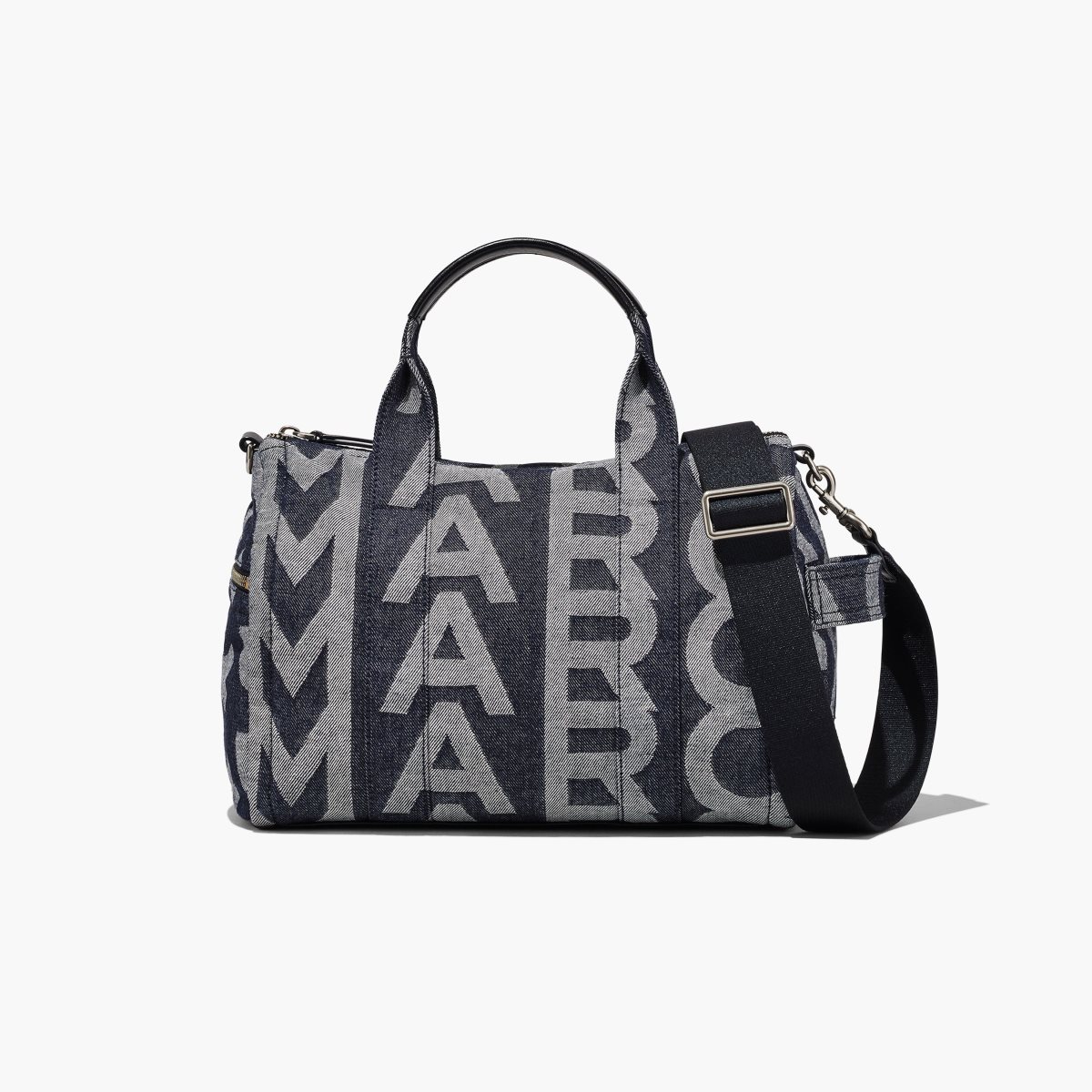 Marc Jacobs Monogram Medium Denim Duffle Satchel Väska Dam Blå | SHO-517023